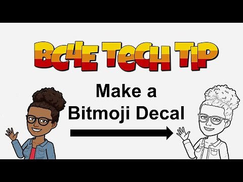 How to Make a Vinyl Bitmoji Decal
