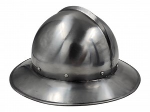 Medieval Kettle Hat Helmet - Steel Cosplay Armor With Fitted Liner & Adjustable Straps - Etsy