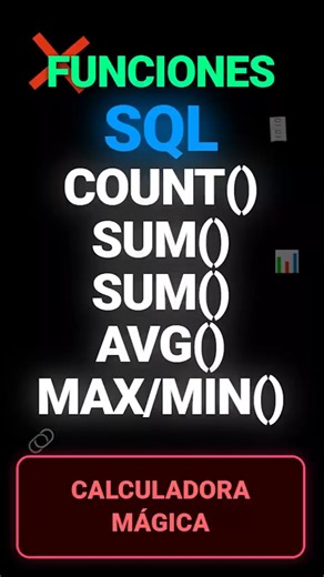 SQL: 5 funciones que hacen el trabajo sucio por ti (Agregación) #coding #dbs #sql