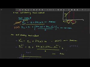 Lecture 12d: Multi-step Methods to solve ODEs