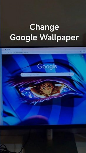 How I changed my Google wallpaper ✨