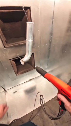 5.2K views · 42 reactions | Knocking out some intake pipes with textured black powder coating. Cloud smooth as butter with our Electron from @FirstinFinishing.us that’s equiped with our Supercharged Hose Barb and Precision Micro Nozzle. #Powdercoating #innovatetodominate #coatingsbycoates #powdercoat #scottcoatesmusic | Coatings By Coates | Facebook