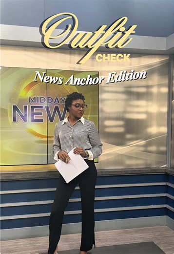 Stylish News Anchor OOTD for Friday