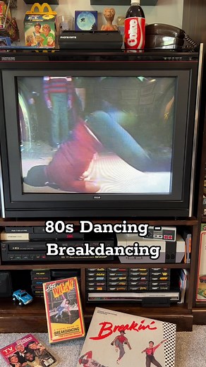 Breakdancing was very popular in the 80s. New dance moves that we had never seen before were in movies and TV and school competitions. Here are scenes from a how to breakdance videocassette. Throw down a piece of cardboard and start spinning on your back! The 80s ruled. Did you breakdance? . . #dance #breakdance #dancing #80s #retro #flashback #takemeback