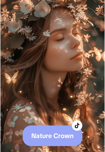 Is she real? Or just a spring dream?🦋✨ 花と蝶が舞う、春の夢🌸 #AIGenMagicWorld #NatureCrown #FantasyVibes #春の魔法 #beauty #mysterious #woman #spring #livewallpaper #神秘的 #ファンタジー #klingai#klingairney