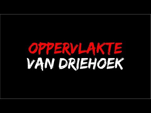 Oppervlakte - Driehoek
