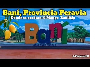 Beautiful city of Baní in the south of the Dominican Republic
