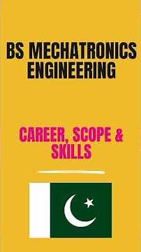 BS Mechatronics Engineering: Scope, Salary & Future Careers! 🤖