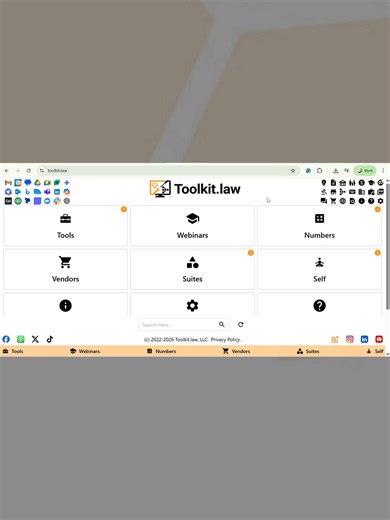 Toolkit.law for Smarter Legal Communication: Explore, compare, and manage texting platforms with confidence built for modern legal practice. Read more here: https://www.toolkit.law/blog/clear-centralized-client-communication-with-toolkitlaws-texting-vendors-accordion #ToolkitLaw #LegalTech #LawyerTools #ClientCommunication #LegalProductivity #LawPractice