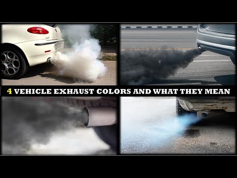 4 VEHICLE EXHAUST COLORS AND WHAT THEY MEAN