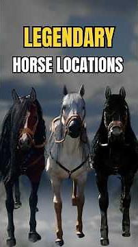 All 3 Legendary Horse Locations With Taming Guide FIRST TRY
