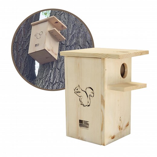 Squirrel House- Nesting Box for Squirrels, Made in USA! - Etsy