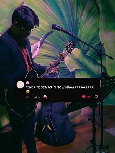 Tenerife Sea - Ed Sheeran - Live Acoustic Loop Cover Gig at @theunknowncbr Gears: Mic: Audio Technica ATM510 Acoustic Guitar: Stagg - James Neligan Loop Station: Boss RC600 Vocal Processor: TC Helicon Play Acoustic MIDI Controller: M-Vave Chocolate Camera: Main Cam: Sony ZV-E10 Trusted Sources: \t- @yupangcomusic for musical instruments, pedals and gears \t- Audio Radius for Speakers, Lights, Mixers and Pro Audio needs #livelooping #acoustic #BossPH #YupangcoMusic #edsheeran