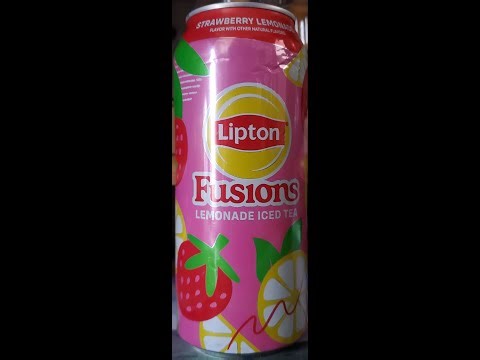 Lipton Fusions Strawberry Lemonade Iced Tea Review