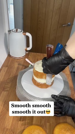 Cake Filling Tutorial: Layered Icing Cake Transformation