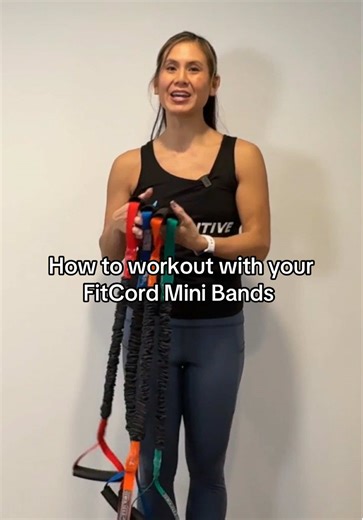 Mini Workouts with FitCord Mini Bands for Home Gym