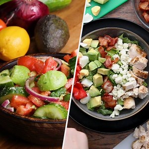 283K views · 1.2K reactions | 8 satisfying salads to keep you healthy and happy! | Tasty | Facebook