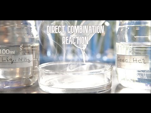 What is DIRECT COMBINATION or SYNTHESIS REACTION | Practical CHEMISTRY