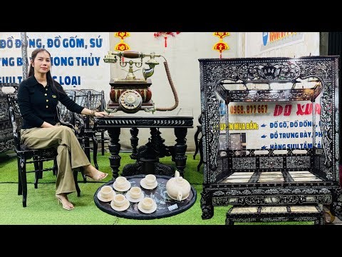 Mỹ Ngân 1/3 giao lưu Long Sàng Gõ Mật, Bàn Ăn Cẩn Ốc, Bình Đồng, Điện Thoại, Cẩm Thạch