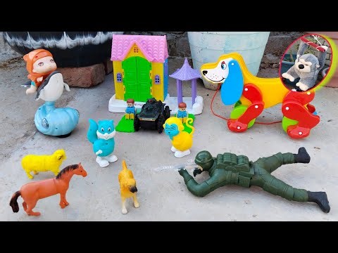 Chinki aur minki ki mummy jungle 🌳me Hui Gayab 😭 police uncle ne bachaya 🏇