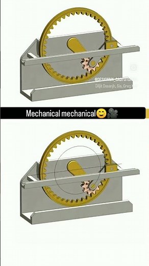 Internal Gear Motion in SolidWorks 2025 | Gear Mate & Motion Study #InternalGear #GearMate #shorts