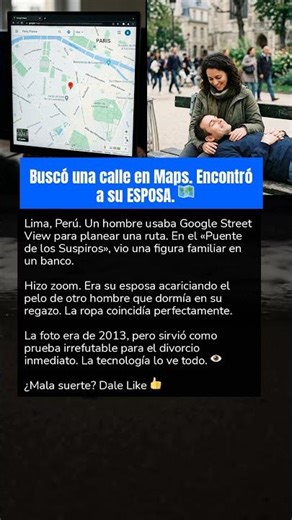 Buscó una calle en Maps. Encontró a su ESPOSA. 🗺️