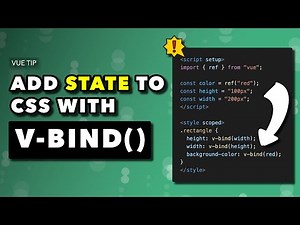 Add Vue 3 State To Your CSS With V-Bind()