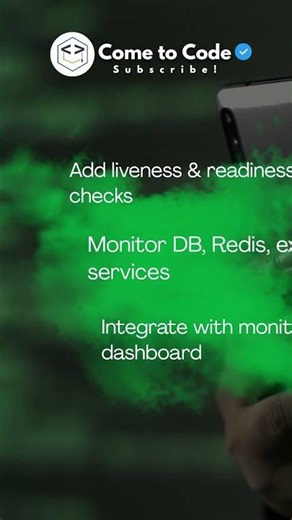 3- Health Checks - Production apps without health checks are blind