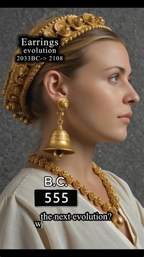 14K views · 256 reactions | Earrings evolution from 2033 BC to 2108 ❤️ @evotimelab #evolution #timelapse #earrings #newyork #jewelry #fashion | Evolution Time | Facebook