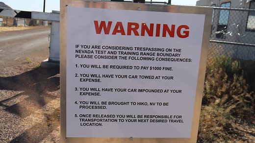 Missing man last seen near Area 51 entrance found; woman arrested for trespassing