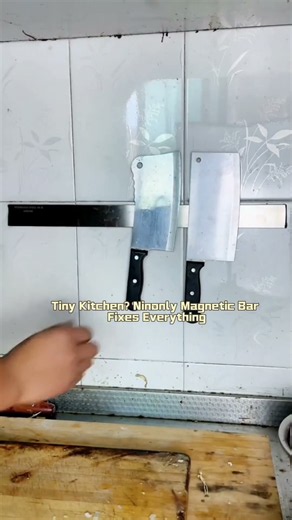Ninonly Magnetic Knife Strip SAVED My Tiny Kitchen Counter #ninonly
