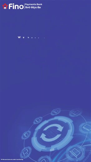 We’re back online with faster and better service ⚡✨ Experience easy banking with Fino. #FikarNot #BankOnFino | Fino Payments Bank