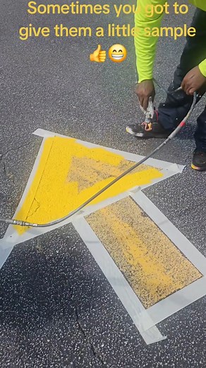 Anyone else doing free samples? 😂🎥: @cosmicalignmentpavement_ ▶️ Follow @PavePro to see more posts like this! Have you tried @PavePro? It’s the "better than diesel" asphalt remover and release agent. 💪🏽 Powerful & Long-Lasting Release Ability 💸 Surprisingly Cost-Effective 💡 Enhanced Lubricity & Water Deactivated 🍃 Environmentally Safe & DOT-Approved 🔗 Click the link in our bio to learn more | PavePro Asphalt Release Agent & Remover