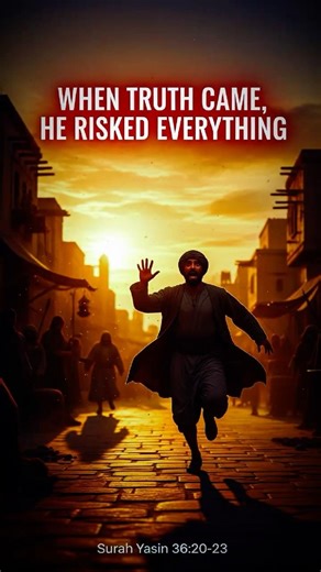 Surah Yaseen 20–23 | The Brave Believer Who Defended the Messengers #recitation #quran