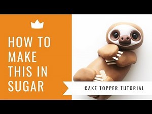 How to make an adorable Sloth Cake Topper