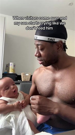 Bro always crying like he’s hungry I promise you he’s eating 😭 | crying