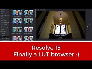 Davinci Resolve 15 - Finally a LUT browser and multiple timelines view