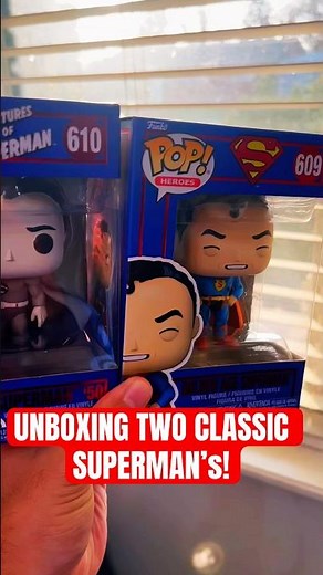 Golden Age and Adventures of Superman Funko Pop Unboxing #dccomics #dc #funkopop