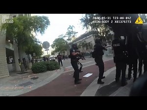 Body cam video shows cops shooting rubber bullets, laughing at protesters