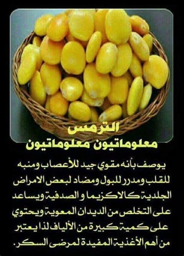 فوائد الترمس