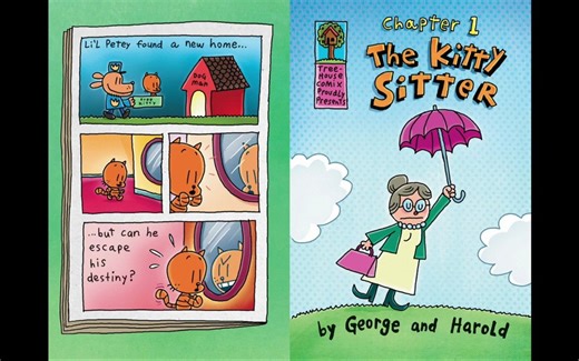 DOG MAN Book 4 DOG MAN AND CAT KID HD by Dav Pilkey - COMIC-DUB - READ ALOUD