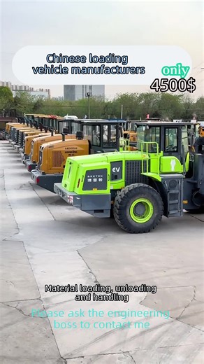 Accurate control and flexible steering! The new generation of loaders will help you double your construction efficiency! #LoaderManufacturer #ShovelLoader