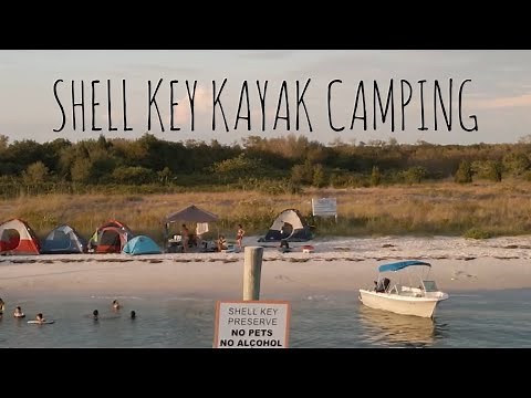 SHELL KEY PRESERVE KAYAK CAMPING IN FLORIDA (caught in a wind storm)