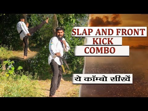 Slap & Front Kick Combo: Best Self-Defense |Technique!​Master the Slap + Front Kick Combo |