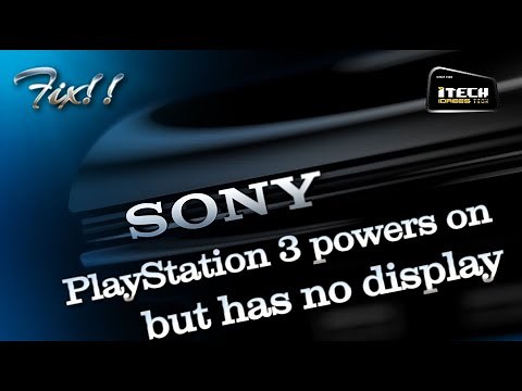 Ps3 powers on but no display