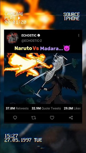 Naruto vs madara 👿 #naruto #narutoshippuden #animeedit
