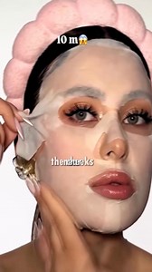 Sheet Mask Fit PERFECTLY Viral Cutting ✨ 💧 🌸 #GlassySkin #SkincareHack #SkinGlowUp #BeautyTips #RadiantSkin | Sok Heng Oeun