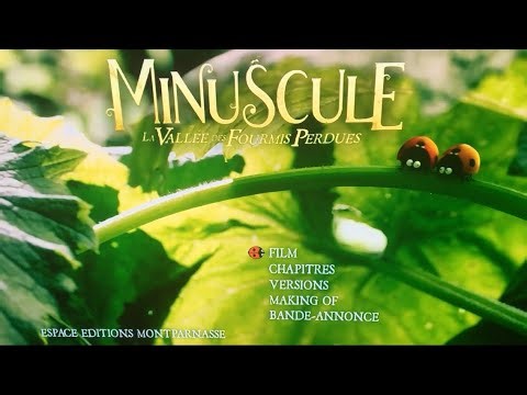 Le Menu du dvd de Minuscule La Vallée des Fourmis Perdues