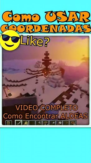 🗺️ Como USAR COORDENADAS en Minecraft 1.16 #Shorts