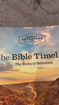 EXCELLENT introductory Bible study resource |The Bible Timeline: Story of Salvation by Jeff Cavins